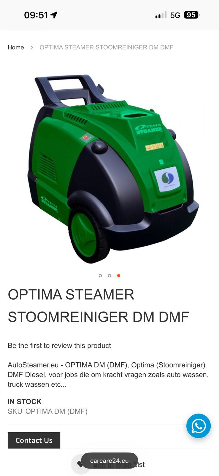 Optima Steamer krachtigste stomer, Ophalen, Gebruikt