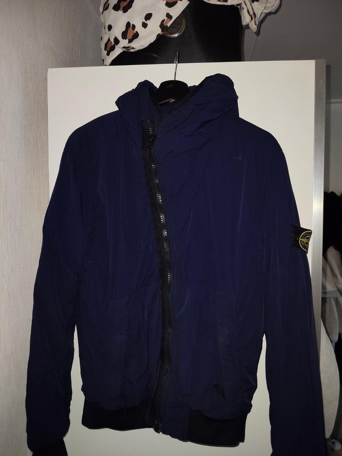 Stone Island jas maat S waterafstotend, Blauw, Ophalen of Verzenden, Maat 46 (S) of kleiner, Stone Island