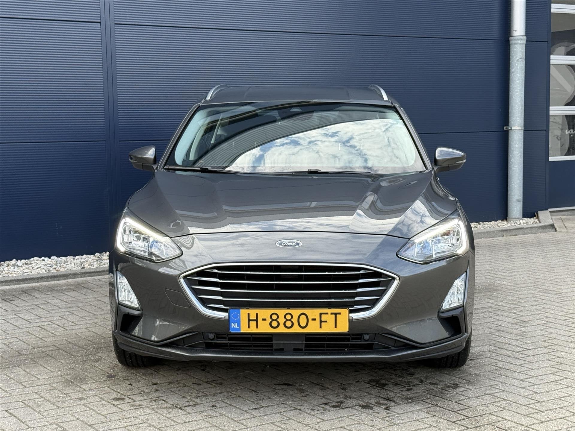 Ford Focus Wagon 1.0 EcoBoost 125pk Titanium Business | Navi, 125 pk, Gebruikt, 1283 kg, Zilver of Grijs