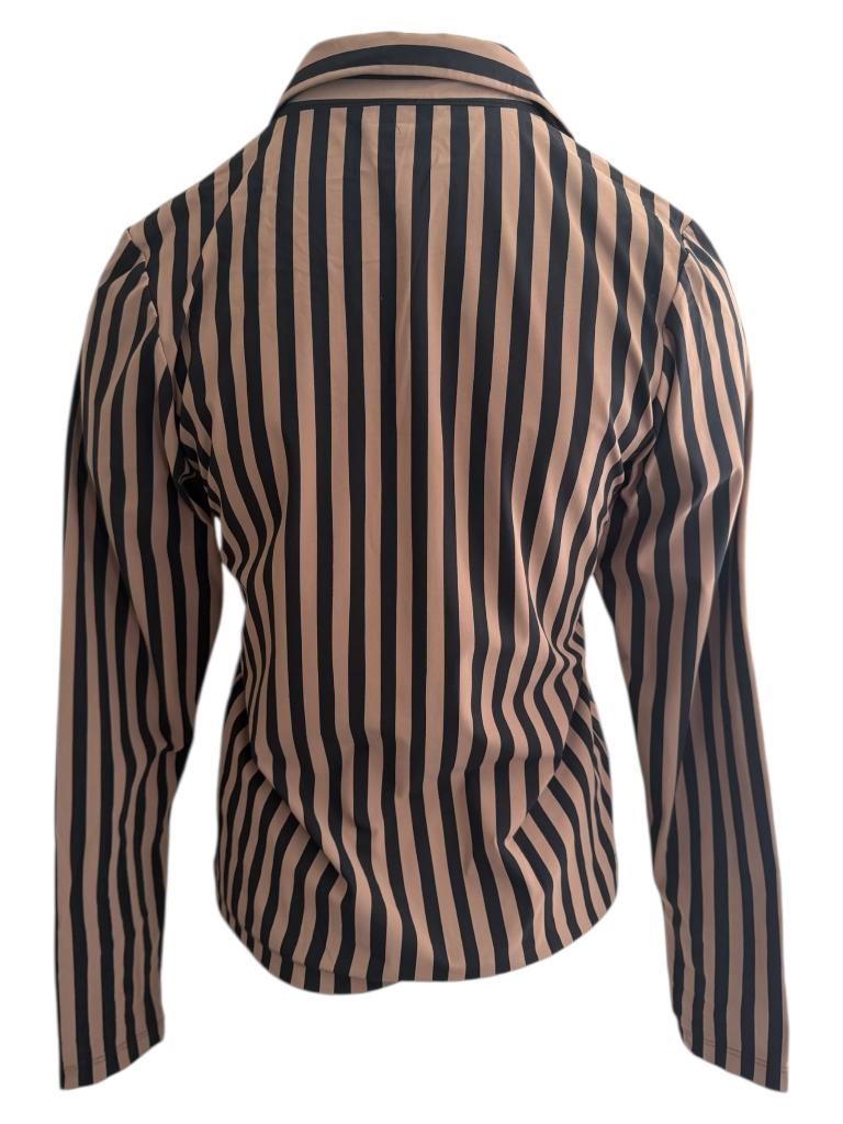 Penn & Ink blouse M, Kleding | Dames, Blouses en Tunieken, Maat 38/40 (M), Bruin, Ophalen of Verzenden, Zo goed als nieuw