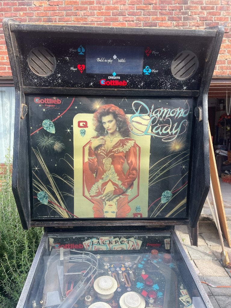 Gottlieb Diamond Lady flipperkast, Ophalen, Gebruikt, Flipperkast