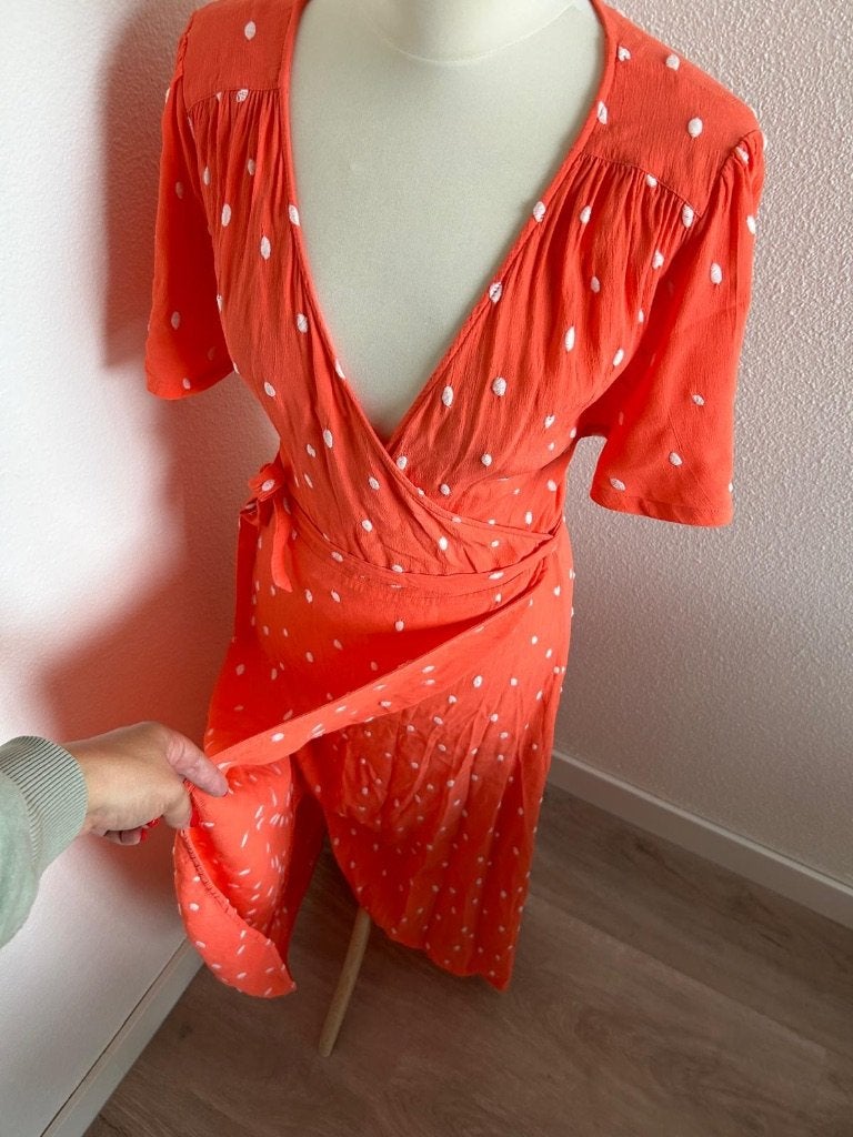 Fabienne Chapot maat 42 Archana butterfly Indy dress 283, Kleding | Dames, Jurken, Maat 42/44 (L), Oranje, Ophalen of Verzenden