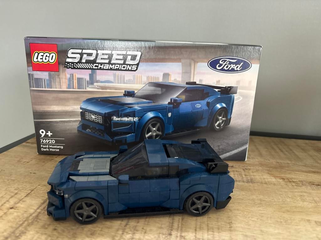 LEGO Speed Champions Ford Mustang Dark Horse 76920, Ophalen of Verzenden, Zo goed als nieuw, Complete set, Lego