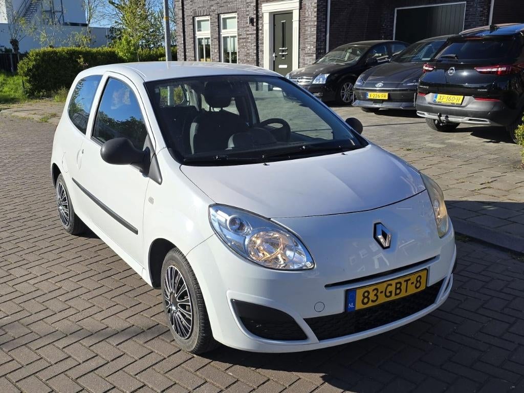 Renault Twingo 1.1 2008 Wit, Voorwielaandrijving, 31 €/maand, 4 cilinders, Wit