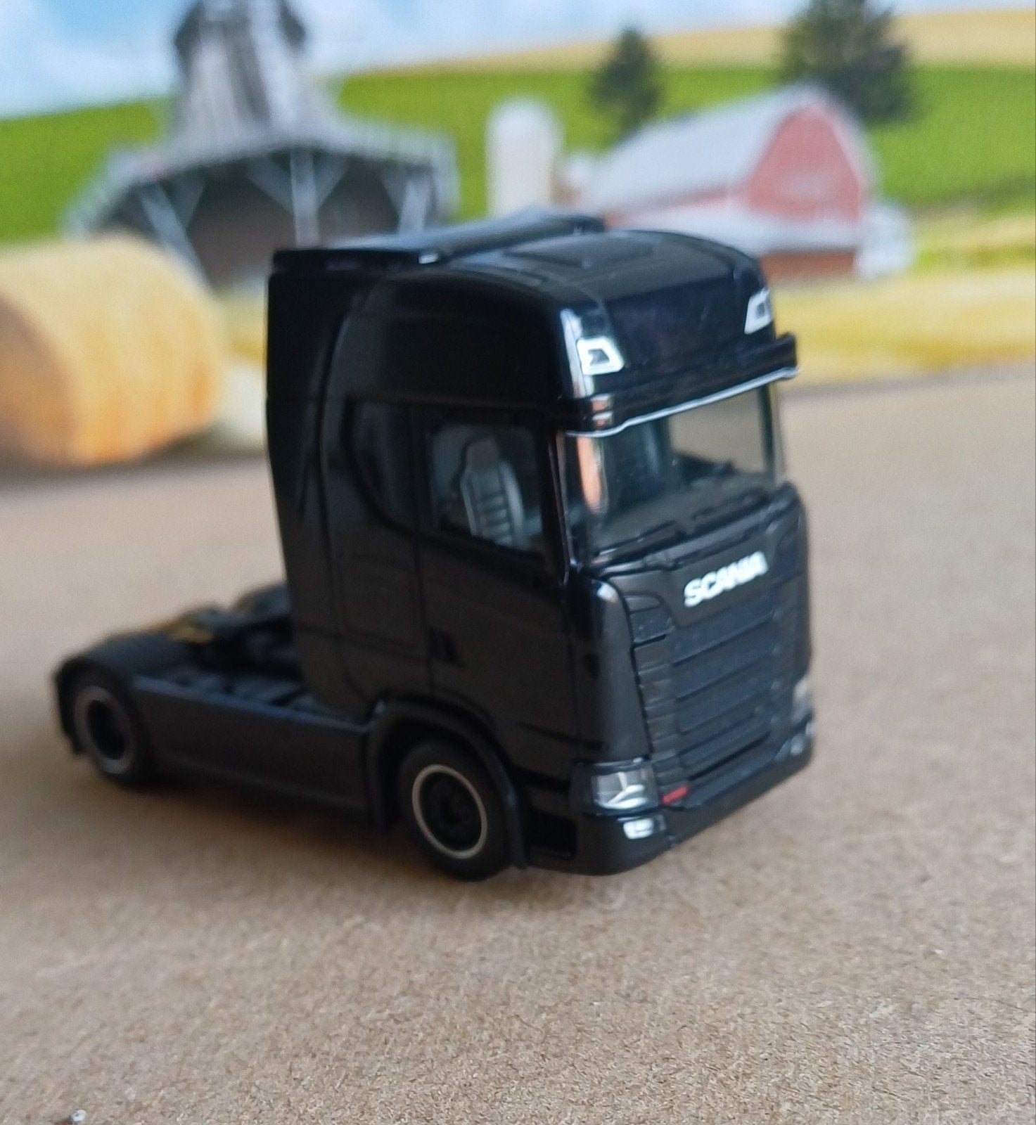 Herpa Scania, Ophalen of Verzenden, Zo goed als nieuw, Bus of Vrachtwagen, Herpa
