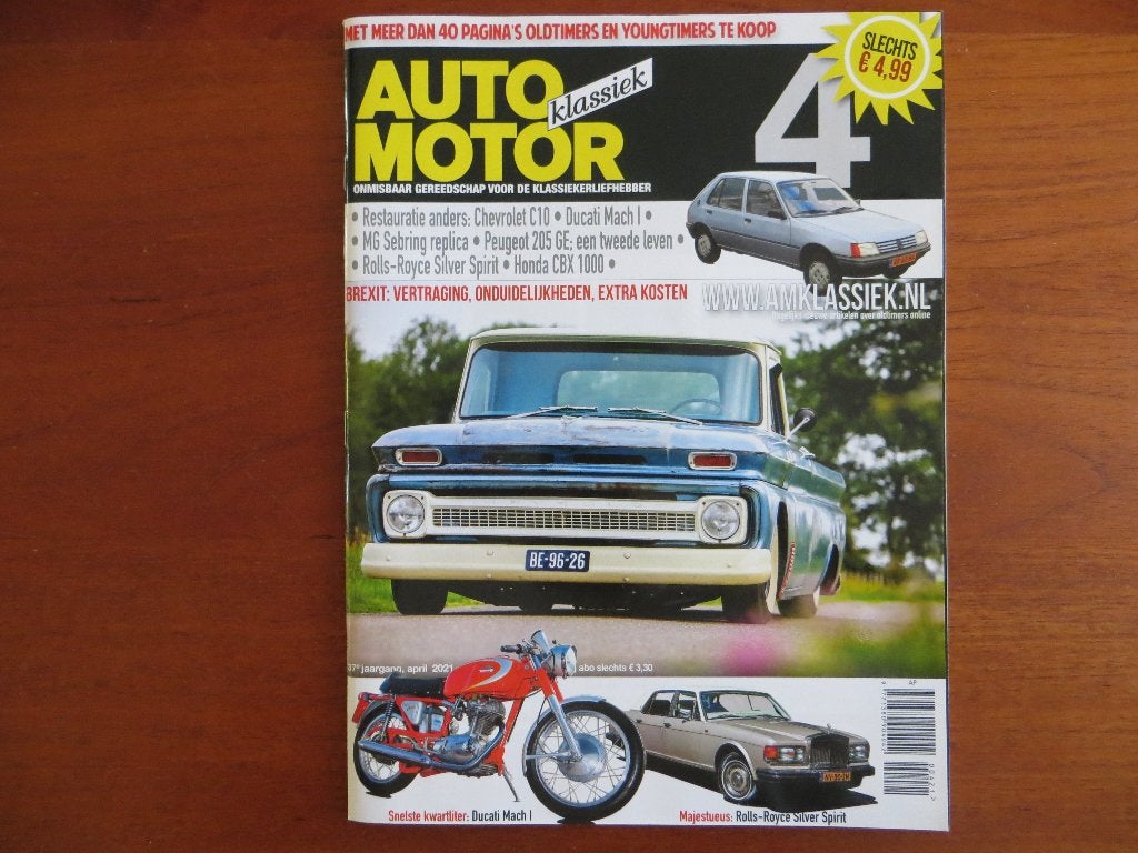 Auto Motor Klassiek 4 2021 Peugeot 205 GE, Chevrolet C10, Ophalen of Verzenden, Nieuw, Alfa Romeo