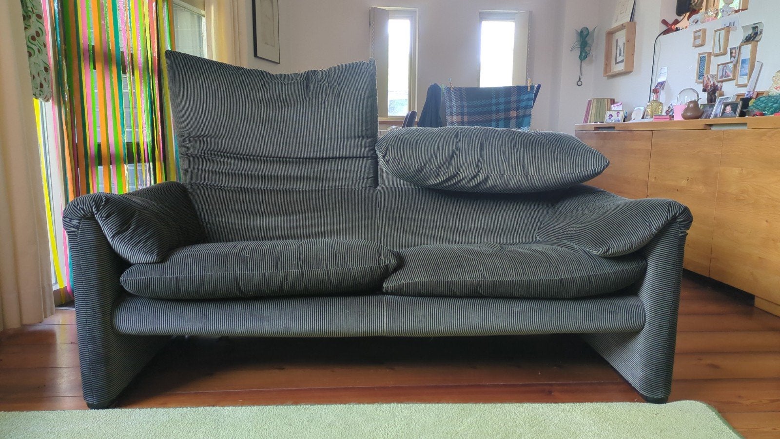 Design bank Cassina Maralunga, Ophalen of Verzenden, 75 tot 100 cm