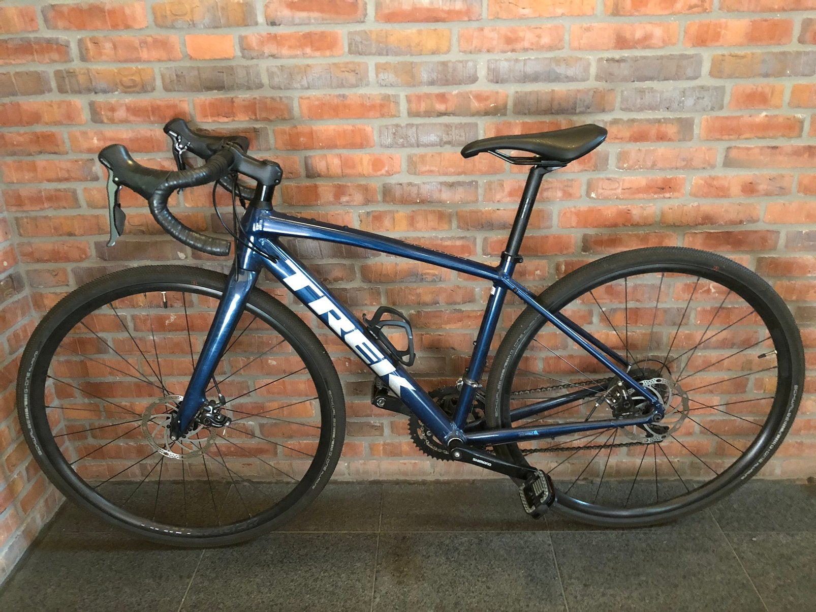 Gravelbike Trek Domane 2024 alu Shimano 2x8 1,50-1,66m, 28 inch, Aluminium, 49 tot 53 cm, Zo goed als nieuw