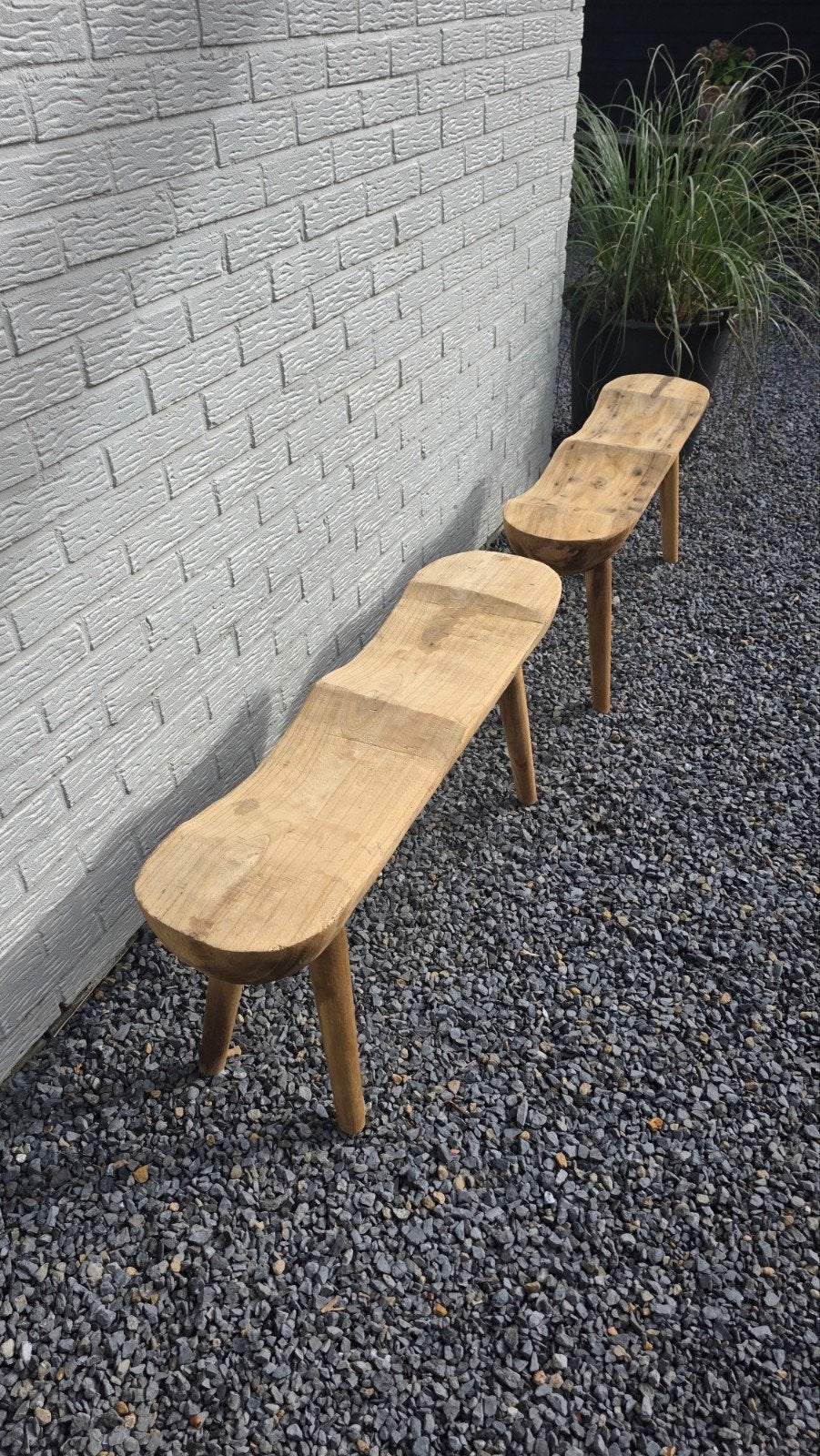 Unieke Zit Bankjes -  Robuust, Ophalen, Minder dan 50 cm, Gebruikt, 75 tot 100 cm