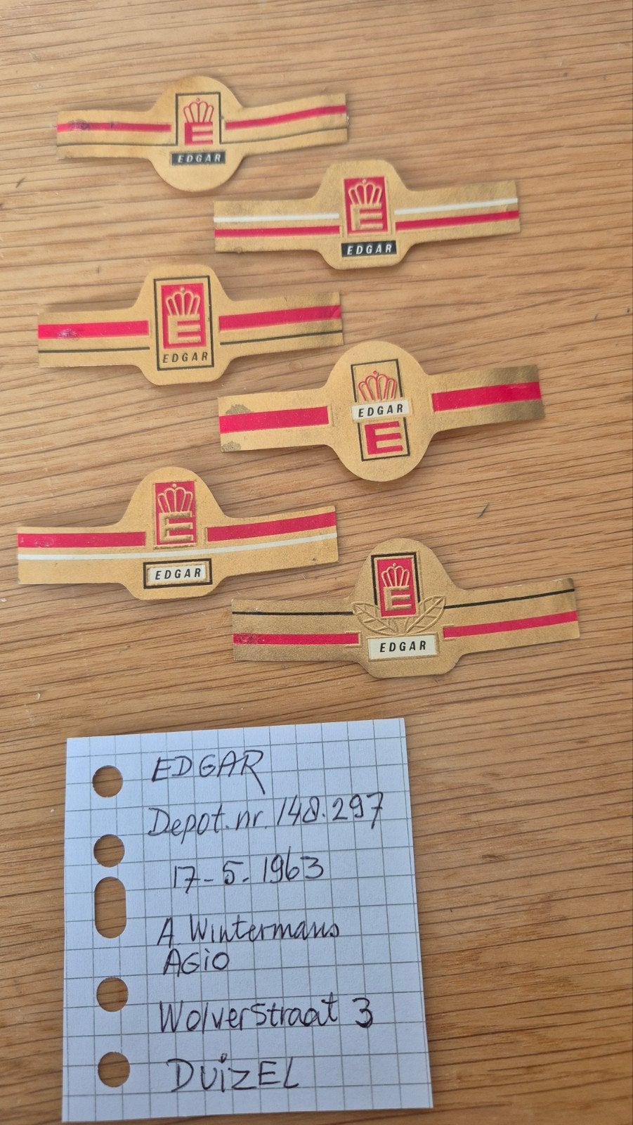Sigarenbanden Duizel, Ophalen, Zo goed als nieuw, Sigarenbandjes