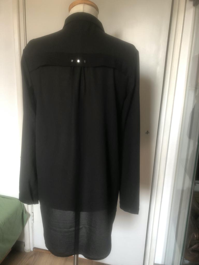 MODSTROM nieuwe zwarte blouse transparant maat XS, Zwart, Nieuw, Ophalen of Verzenden, Maat 34 (XS) of kleiner