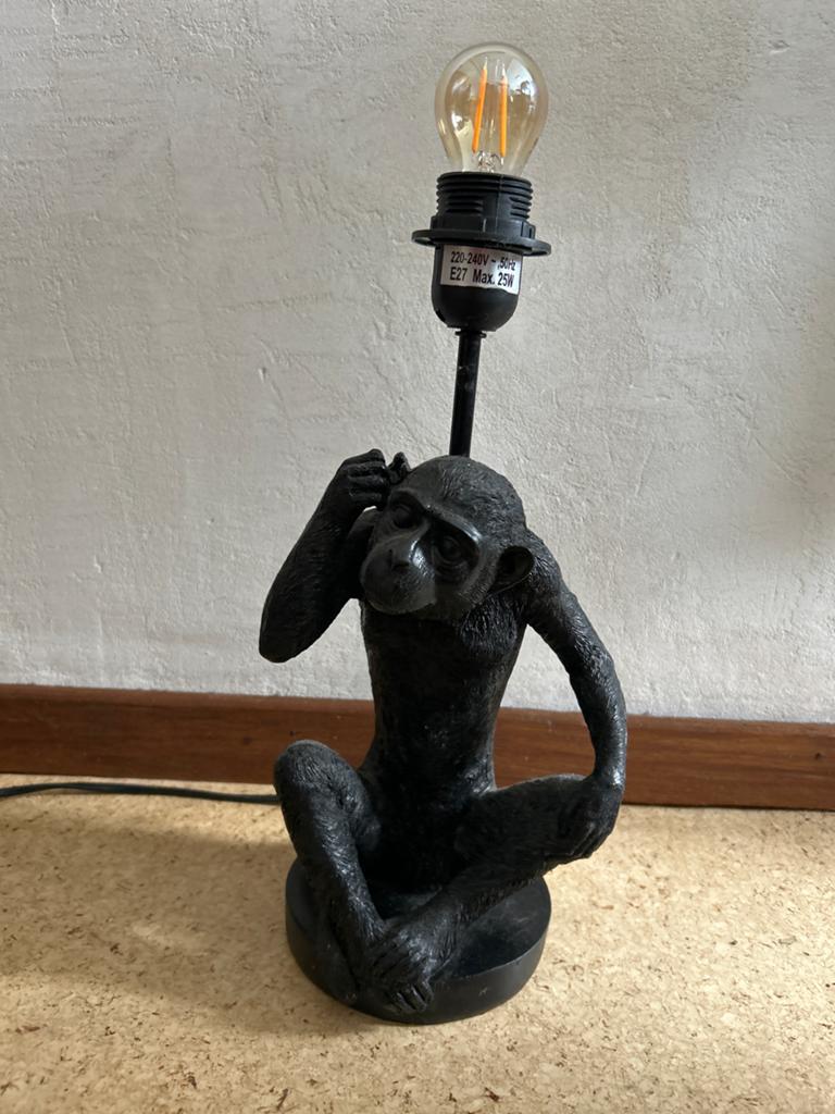Aap lamp - Tafellamp in de vorm van een aap, Ophalen of Verzenden, Zo goed als nieuw