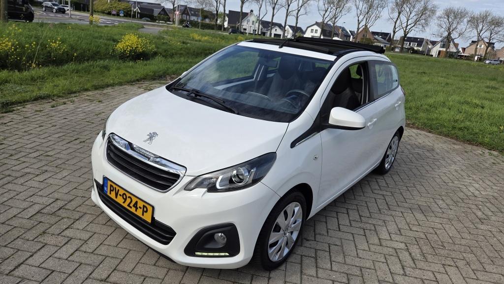 Peugeot 108 1.0 e-VTi Prem. Top cabriolet (bj 2015), Euro 5, Gebruikt, Cabriolet, 4 stoelen