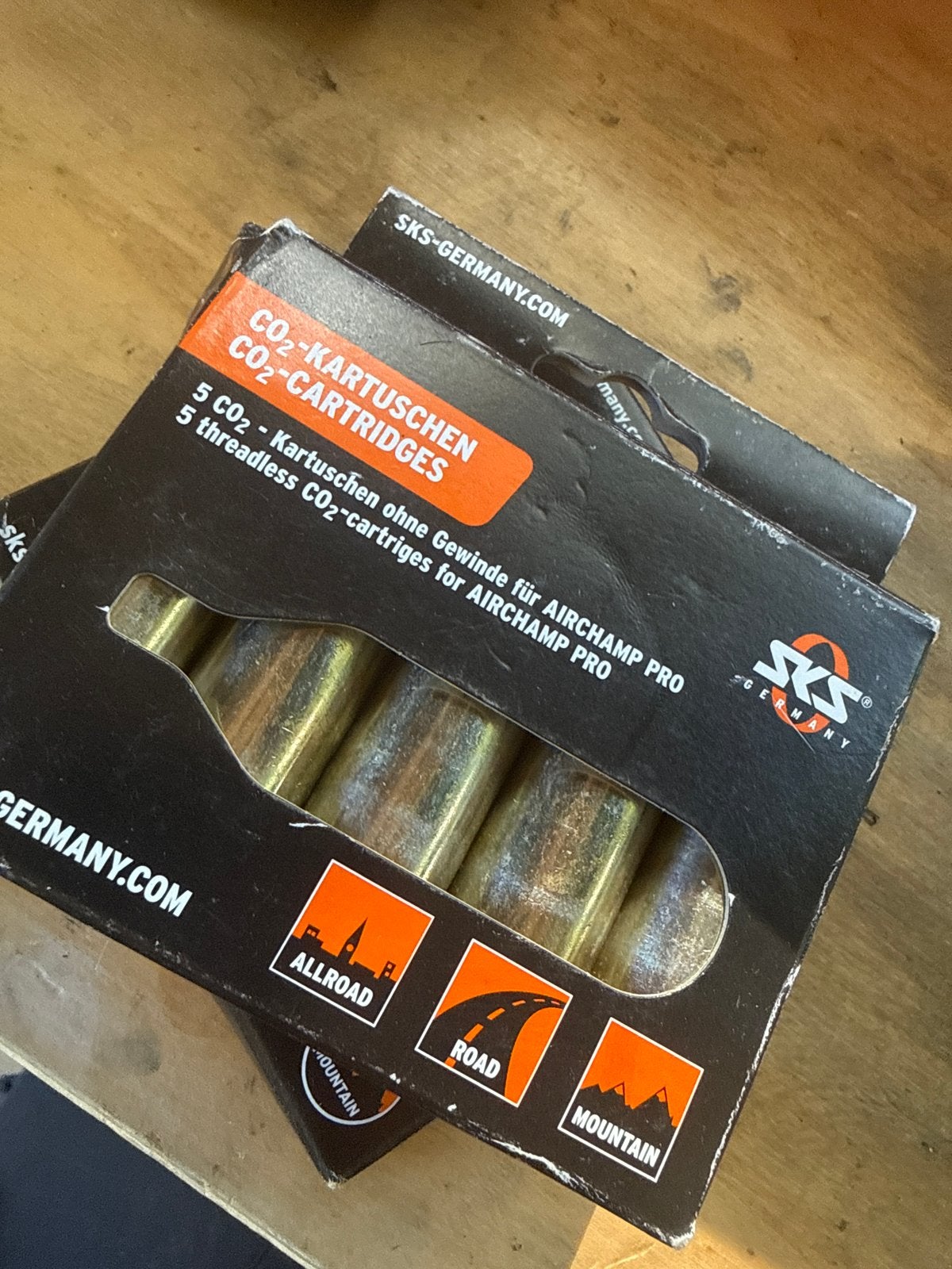 SKS CO2-patronen voor AIRCHAMP PRO (5 stuks), Verzenden, Nieuw