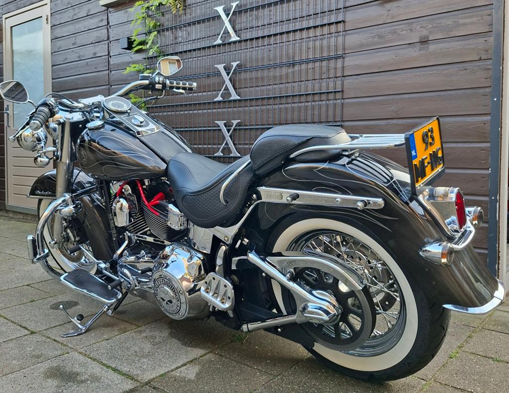 Harley Davidson softail de luxe bj 2009 custom paint job, Motoren, Particulier, Chopper