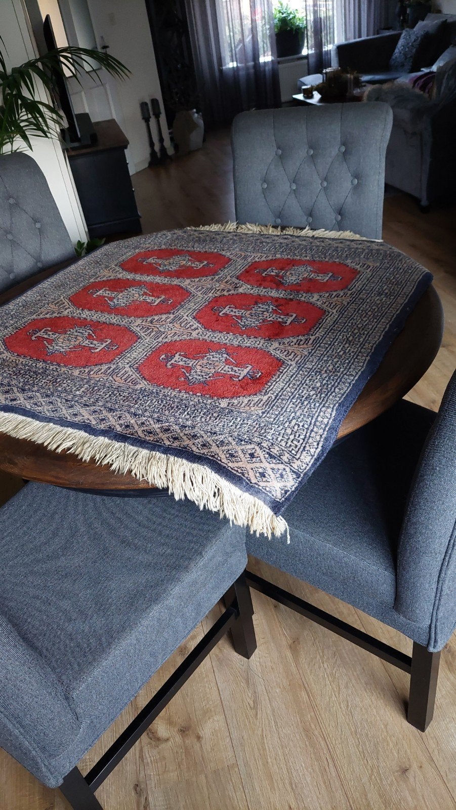 Handgeknoopt Perzisch kleedje - Authentiek en sfeervol, Huis en Inrichting, Stoffering | Tapijten en Kleden, Gebruikt, 50 tot 100 cm