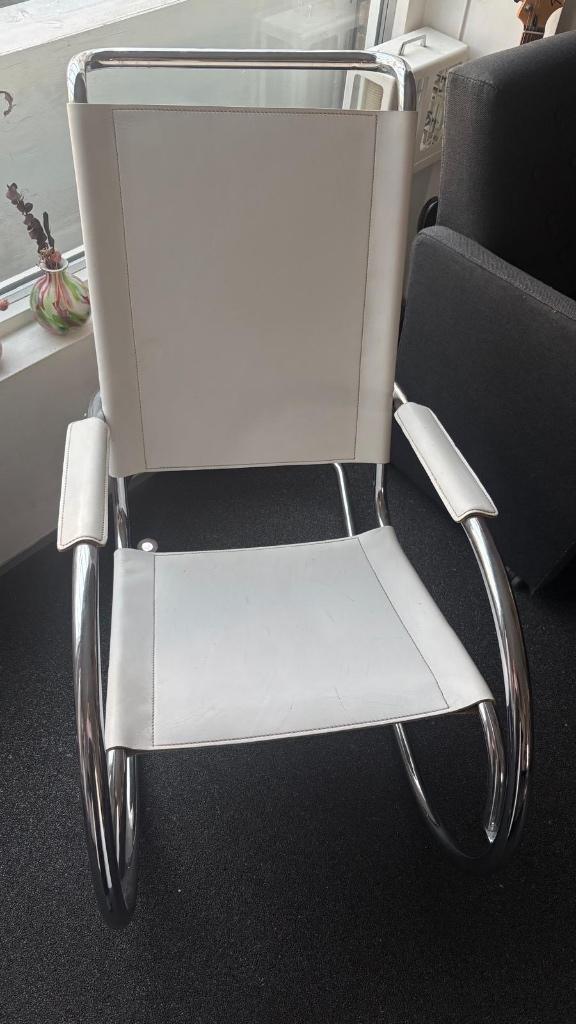 Fauteuil Mies Van Der Rohe, Huis en Inrichting, Fauteuils, Ophalen, Gebruikt, Bauhaus, 75 tot 100 cm