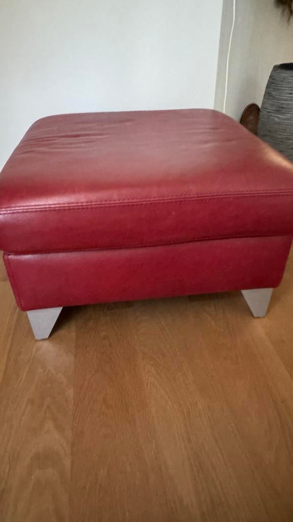 Mooie Machalke hocker - 75x75x43 cm, Ophalen, Gebruikt, Stoer, Vierkant