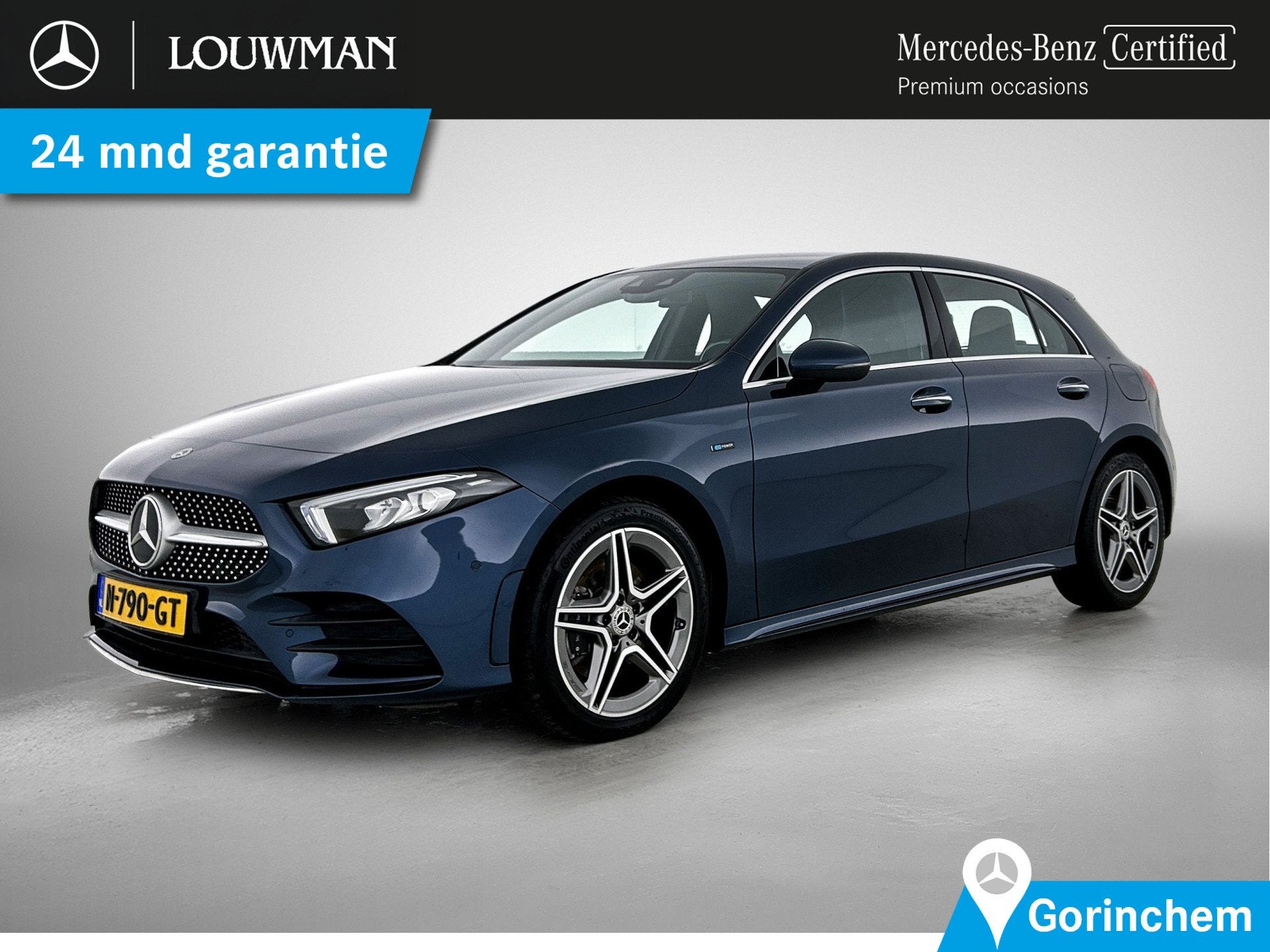 Mercedes-Benz A-Klasse 250 e Premium Plus AMG Line | Keyless, Auto's, 12 maanden, Stoelverwarming, Gebruikt, 4 cilinders