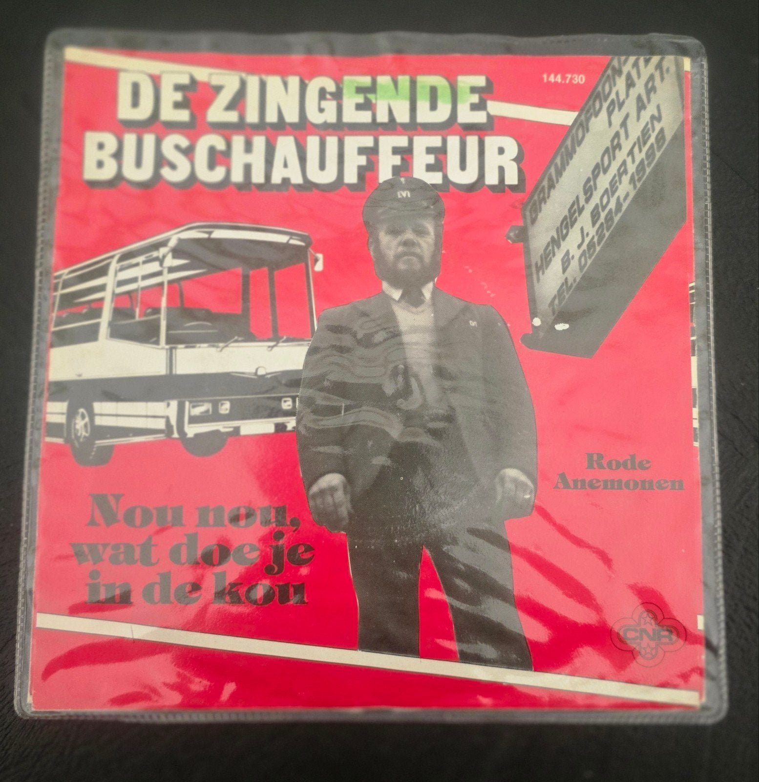 De Zingende Buschauffeur - Nou nou, wat doe je in de kou, Gebruikt, 7 inch, Ophalen of Verzenden, EP