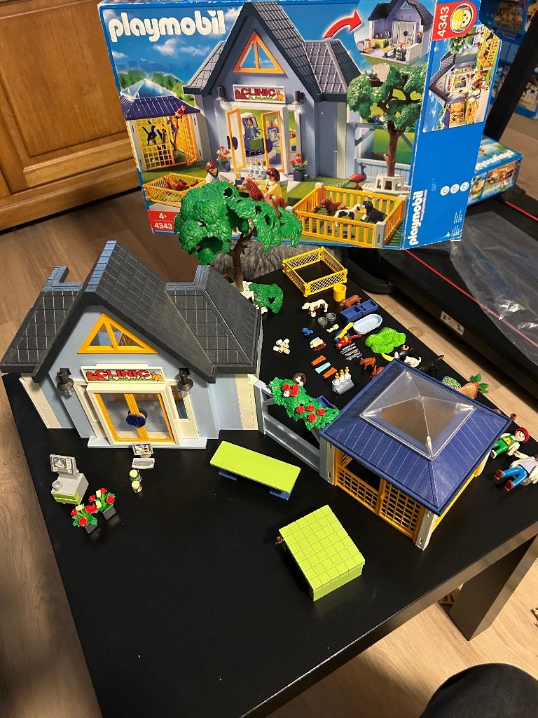 playmobil 4343, dierenkliniek, Kinderen en Baby's, Speelgoed | Playmobil, Ophalen of Verzenden, Zo goed als nieuw