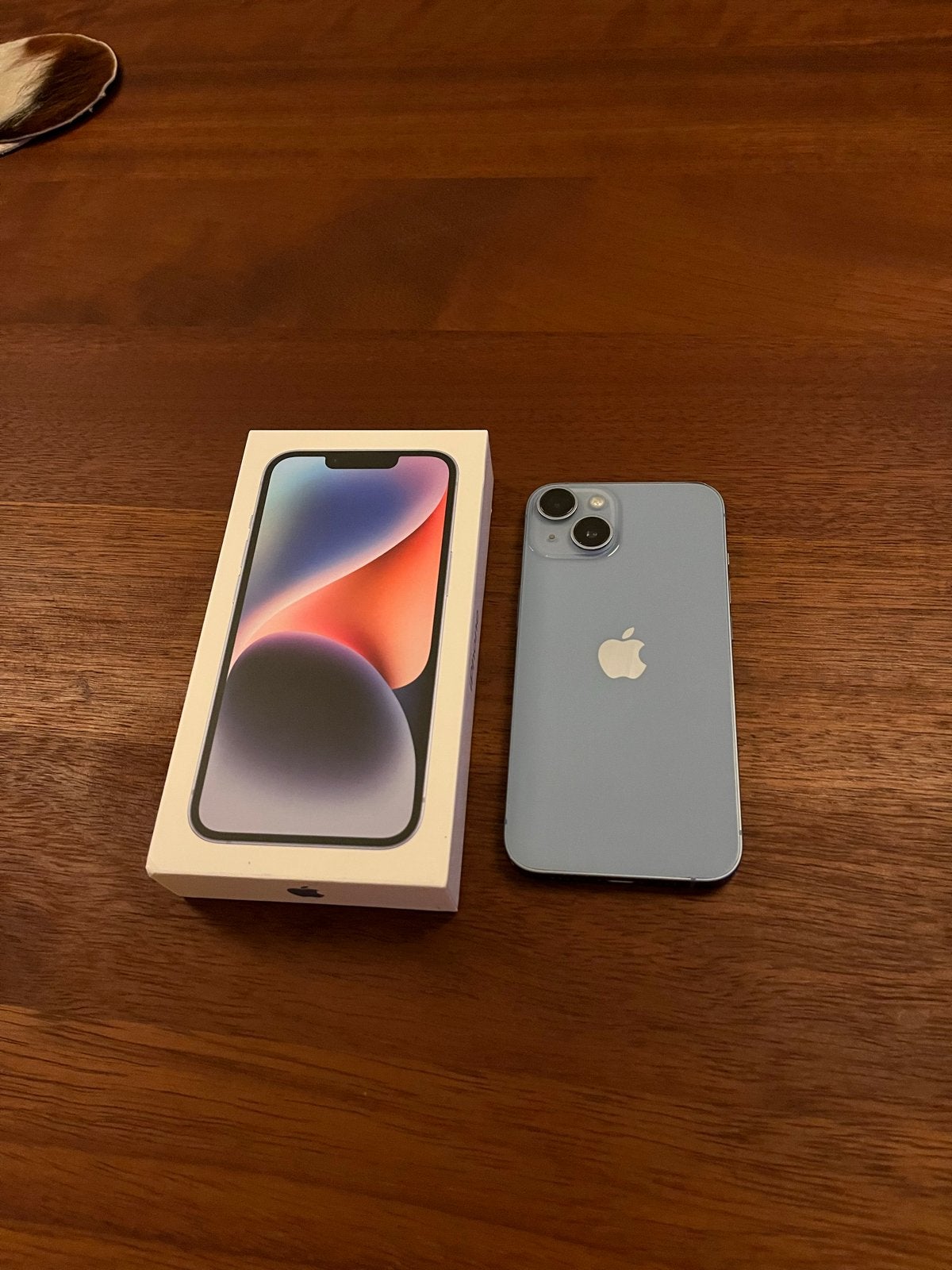 Apple iPhone 14 128GB Blue Sky met origineel doosje, Telecommunicatie, Ophalen, Blauw, 82 %, IPhone 14