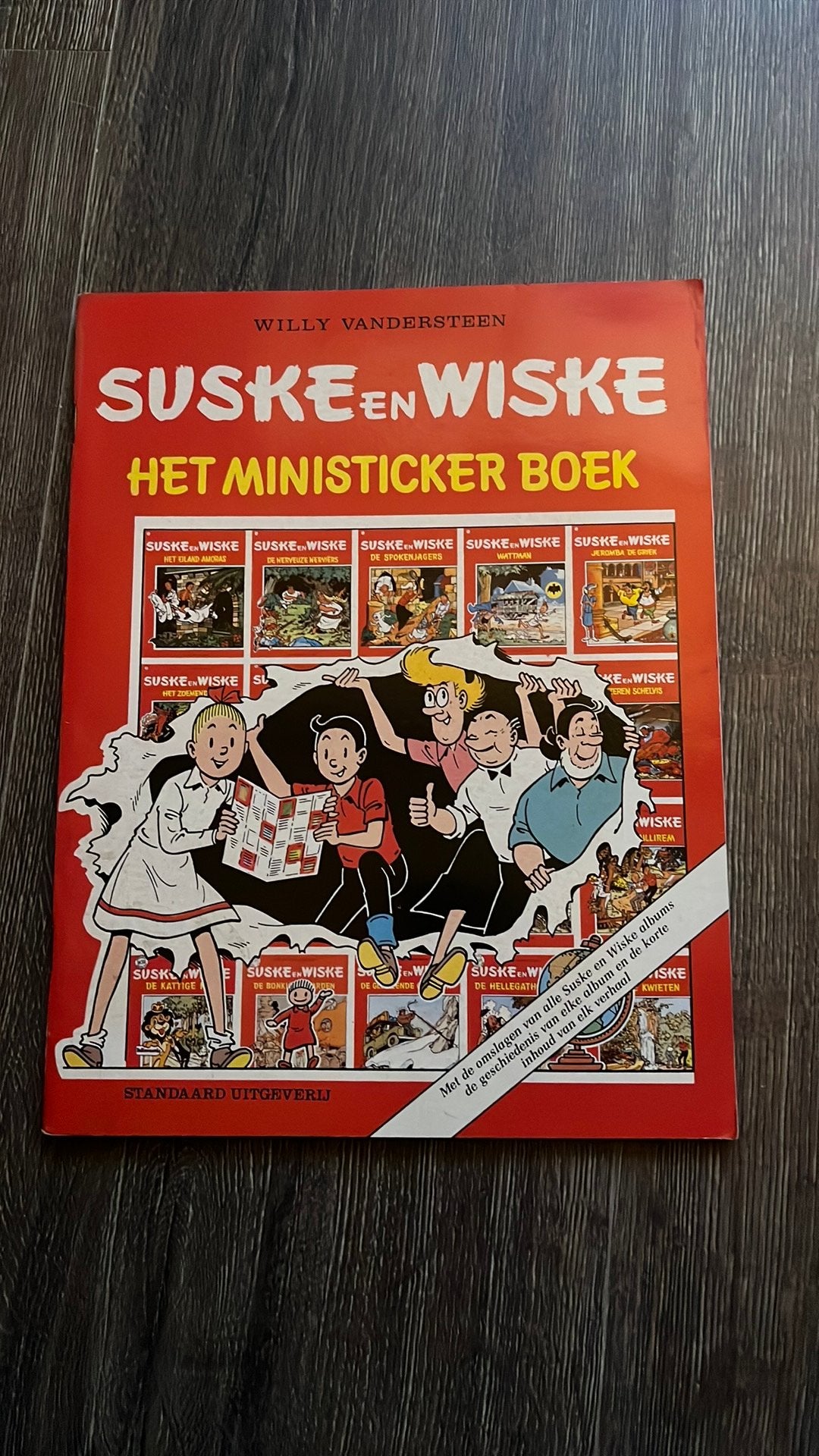 stickerboek Suske en Wiske vol, Verzenden, Suske en Wiske, Zo goed als nieuw, Boek of Spel