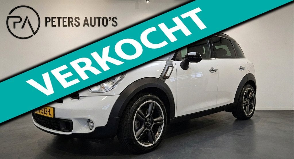Mini Countryman 1.6 Cooper S Chili Xenon/Pano/Leder/Pdc/Stoe, Auto's, Voorwielaandrijving, Euro 5, Gebruikt, 750 kg