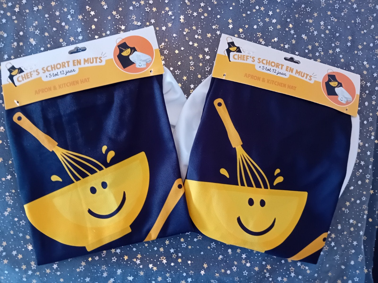 Che'f Schort en Koksmuts set voor kinder Nieuw!, Ophalen, Nieuw
