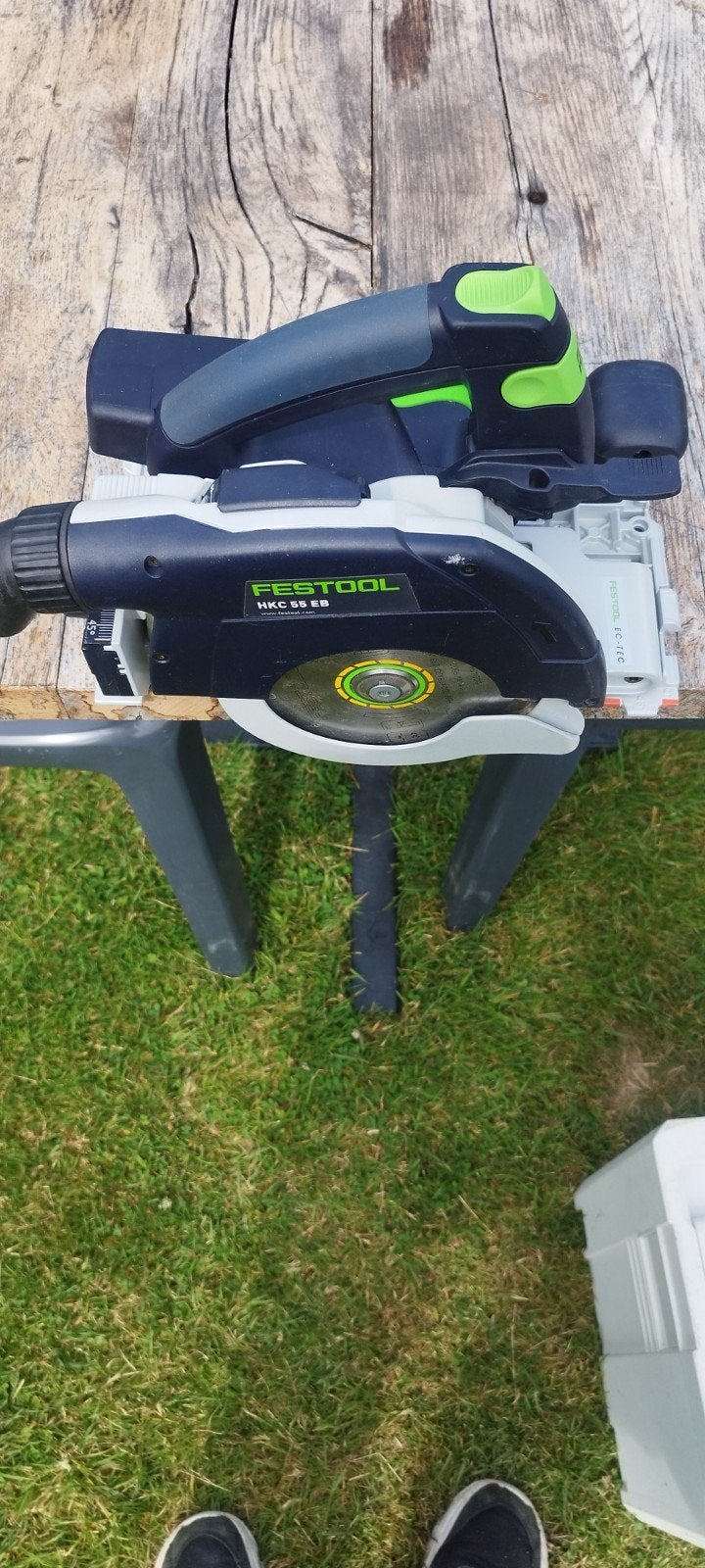 Festool HKC 55EB, Gebruikt, Cirkelzaag, Ophalen of Verzenden, 30 tot 70 mm