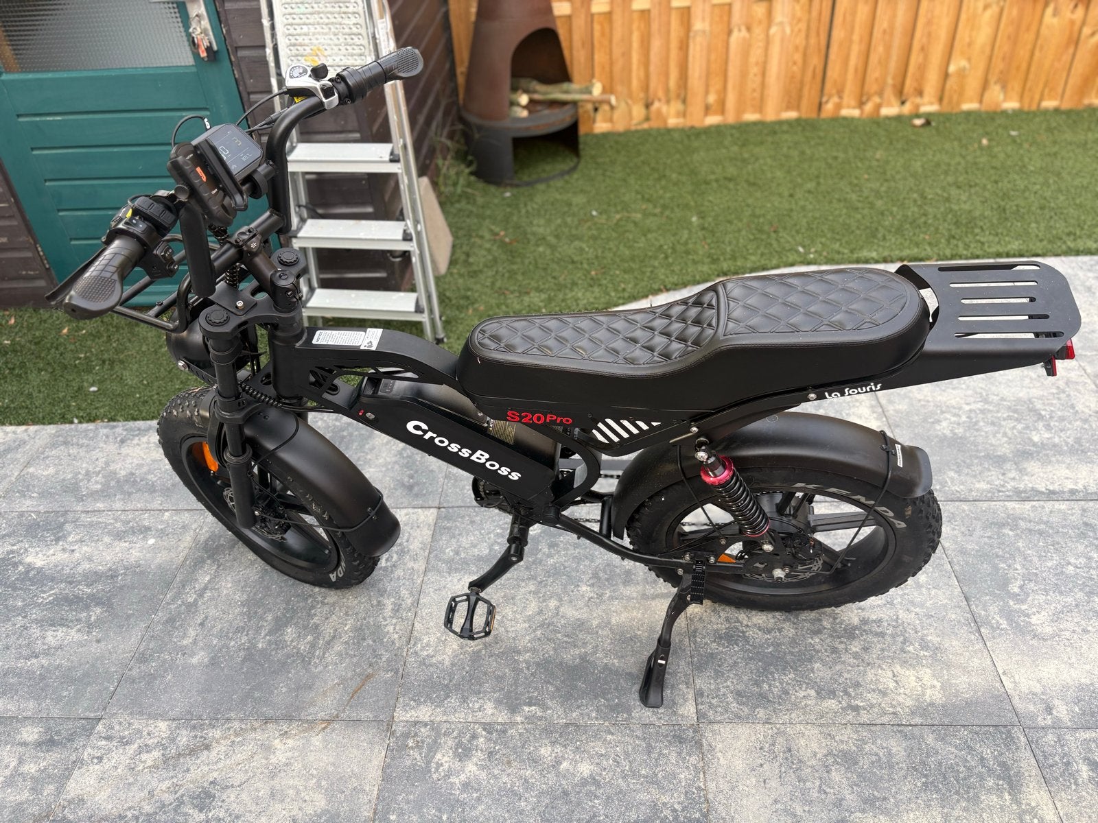 CrossBoss S20 Pro E-bike met alarm en extra's, Ophalen, Gebruikt