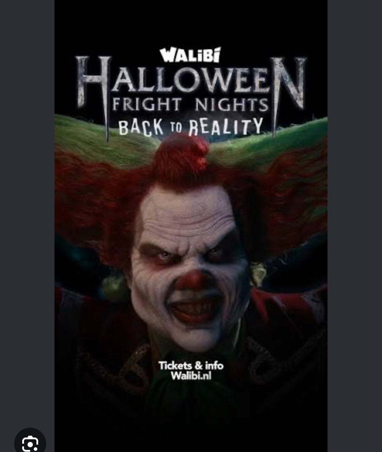 Walibi Halloween Fright Nights 22 okt 2026, Eén persoon