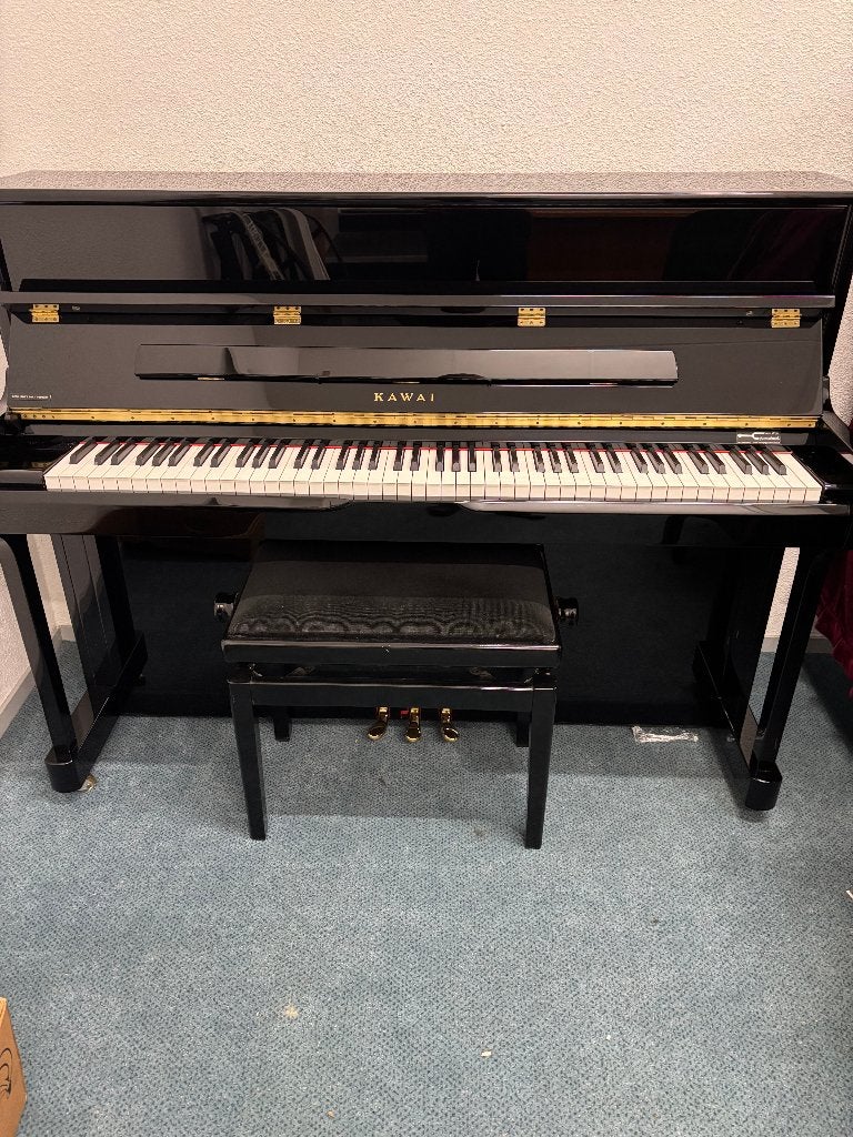 Kawai piano bouwjaar 2007 1750, Zwart, Ophalen of Verzenden, Zo goed als nieuw, Piano