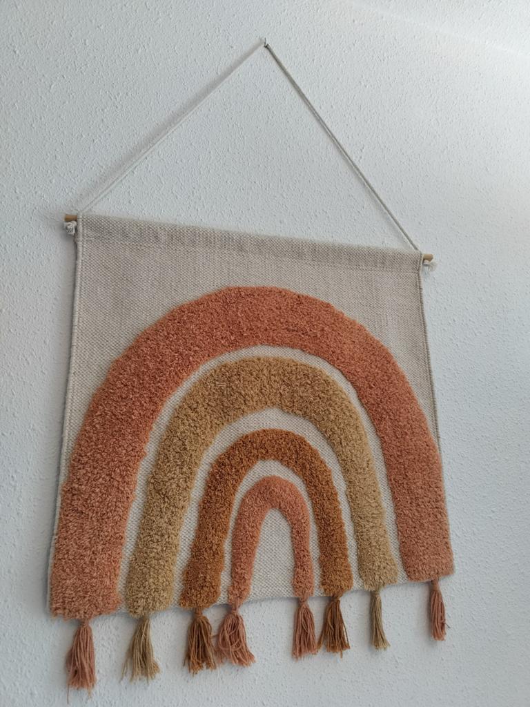 Wandkleed Regenboog Boho Stijl, Ophalen, Boho, Zo goed als nieuw, Handgemaakt