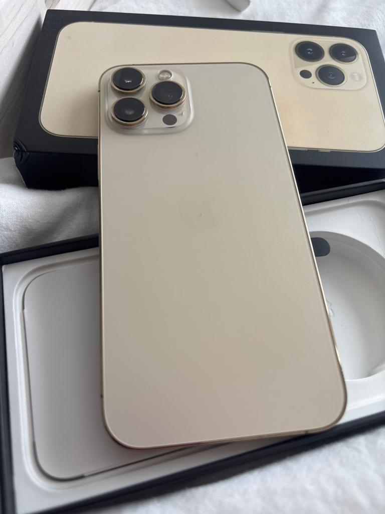 Apple iPhone 13 Pro Max Goud met doos, 128 GB, Ophalen of Verzenden, Goud, IPhone 13 Pro Max