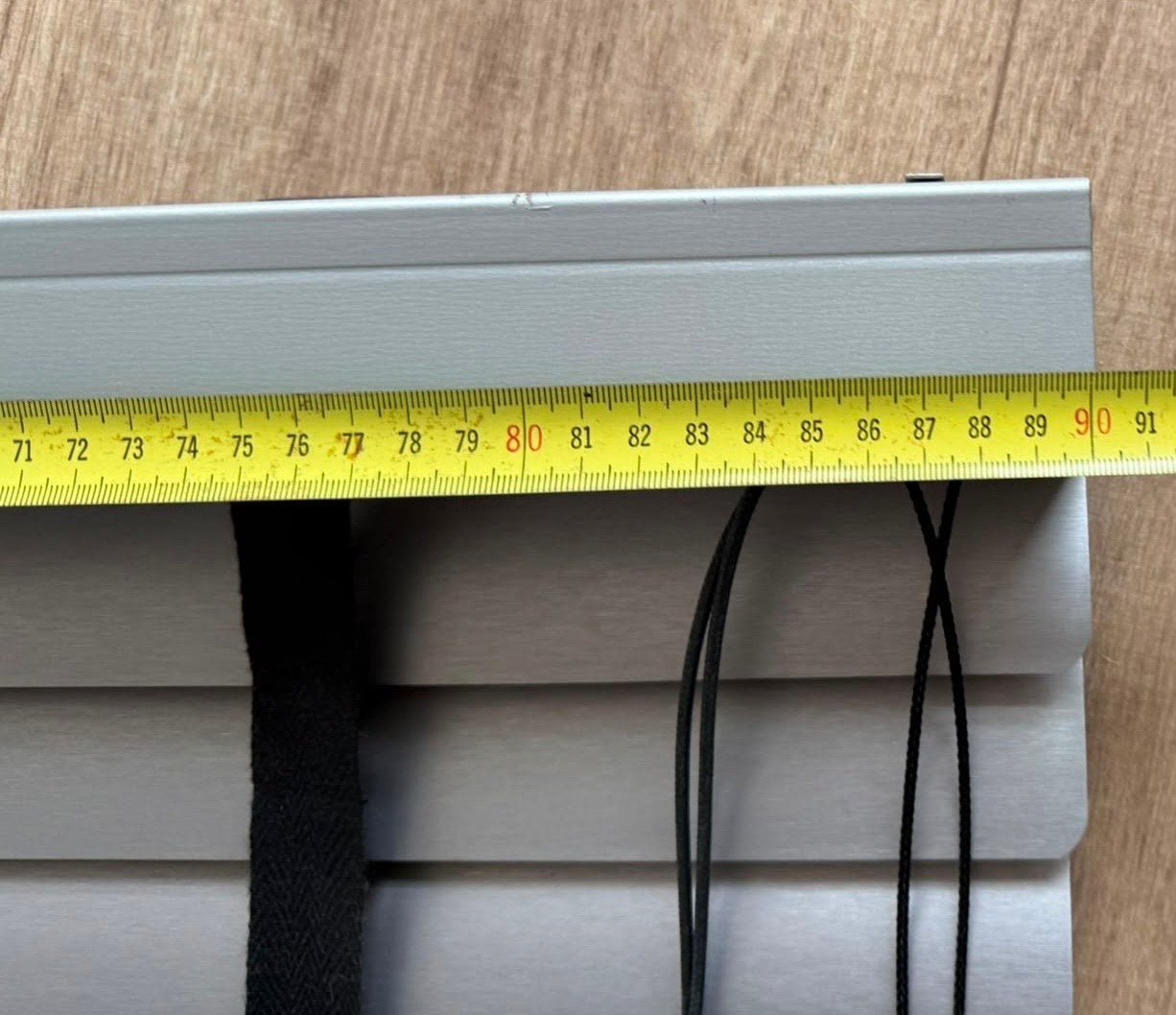 Aluminium jaloezieën 90 cm breed, 130 cm hoog, Ophalen, Metaal, Zo goed als nieuw, Grijs