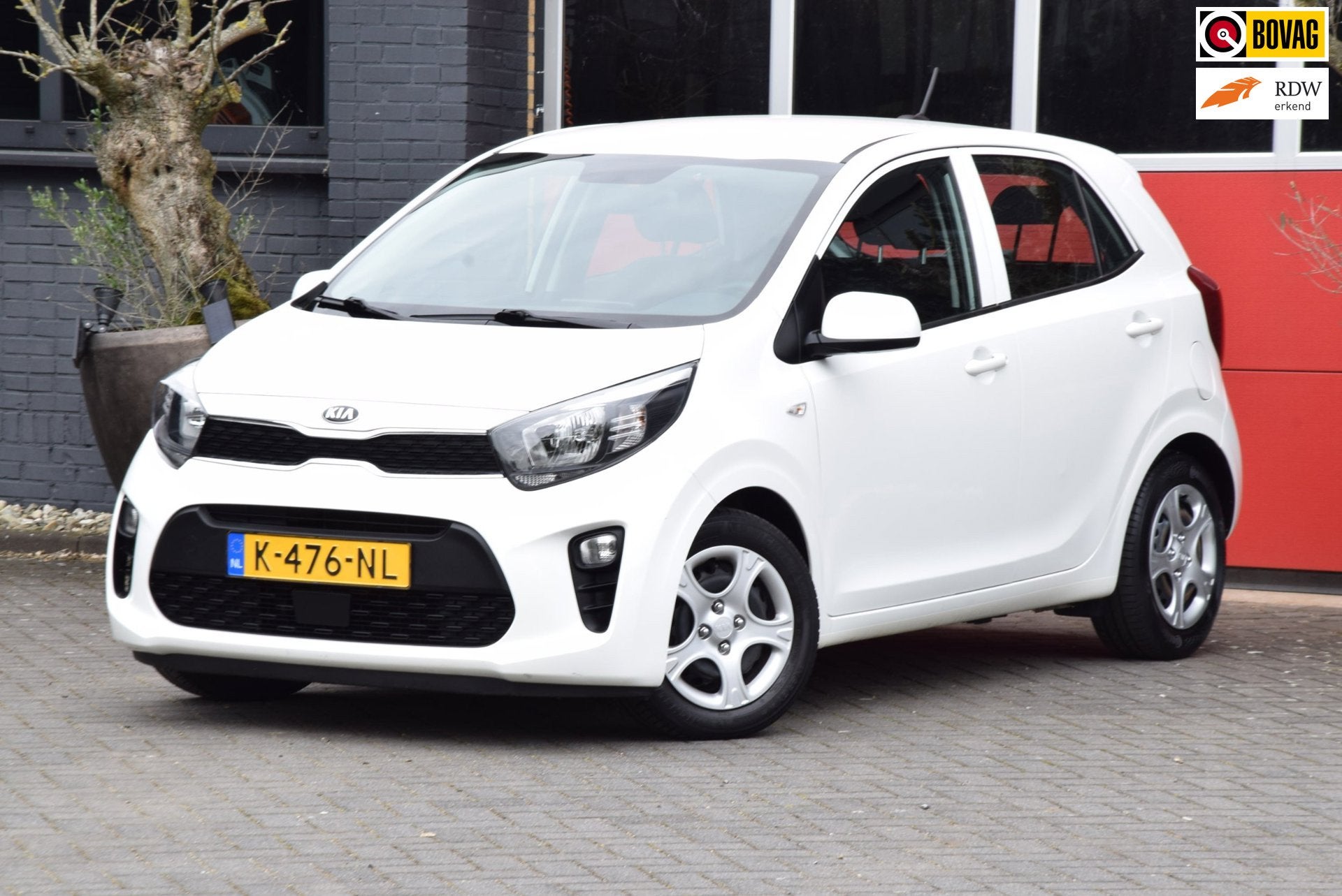 Kia Picanto 1.0 DPi ComfortLine 2021 Airco 5 Deurs Cruise co, Auto's, Voorwielaandrijving, Dealer onderhouden, Stof, 4 stoelen