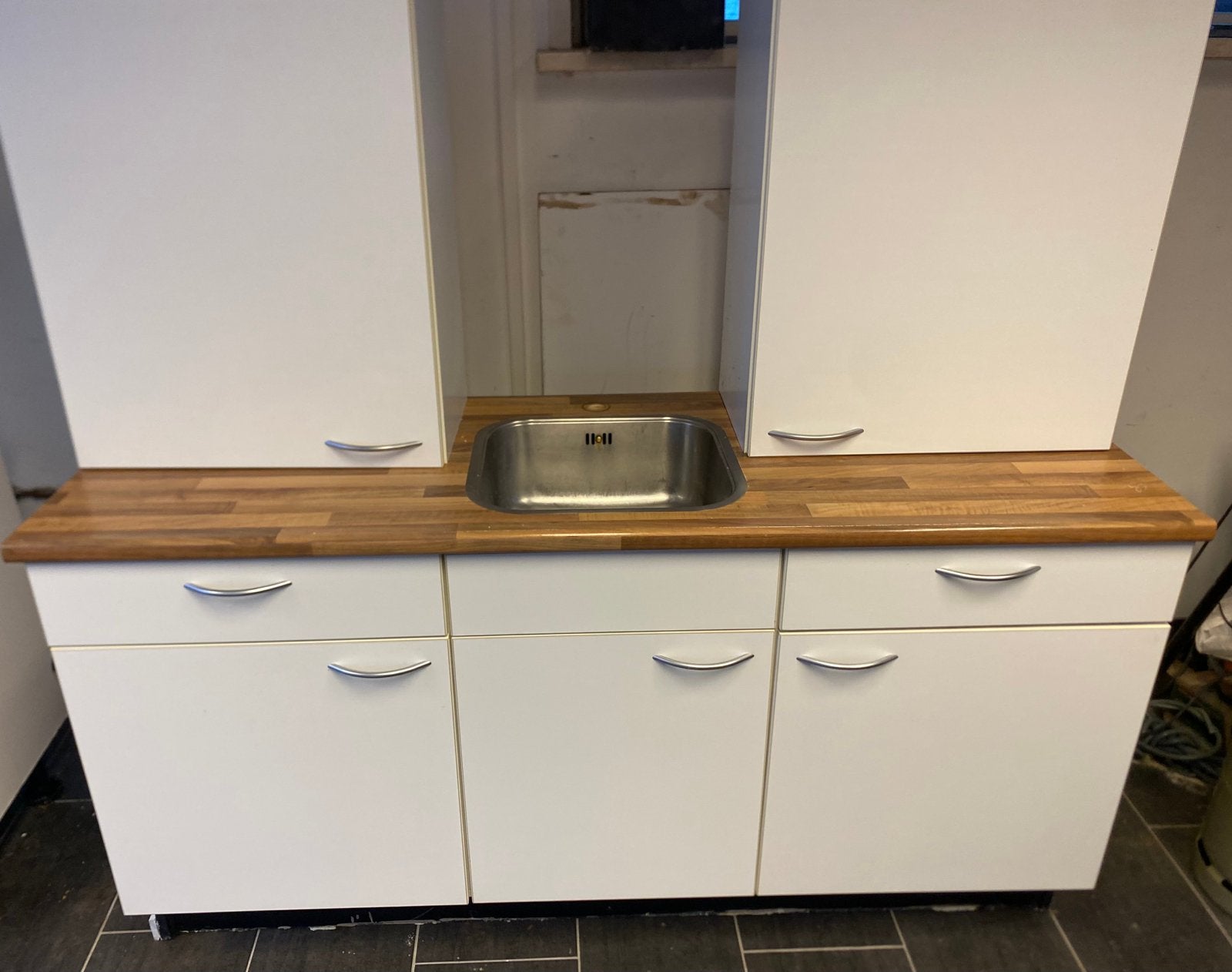 Bruynzeel keuken met bovenkastjes, Ophalen, Gebruikt, Enkelwandige keuken