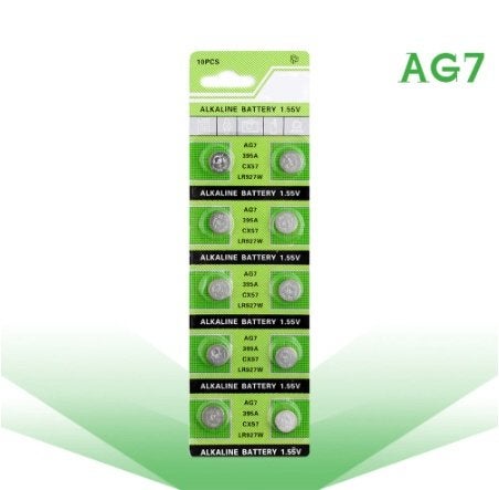 AG7 - LR927 Knoopcelbatterij 1,55 V - LR57 SR927W 399 GR92, Ophalen of Verzenden, Nieuw