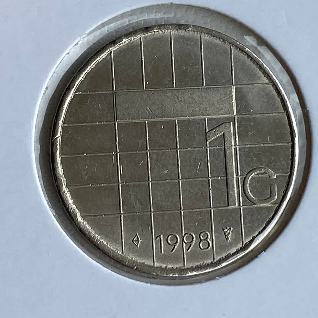1 Gulden uit 1998 van Beatrix, Verzenden, Koningin Beatrix, 1 gulden, Losse munt