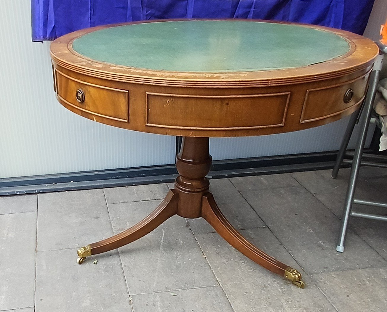 Ronde antiek tafel, Ophalen of Verzenden