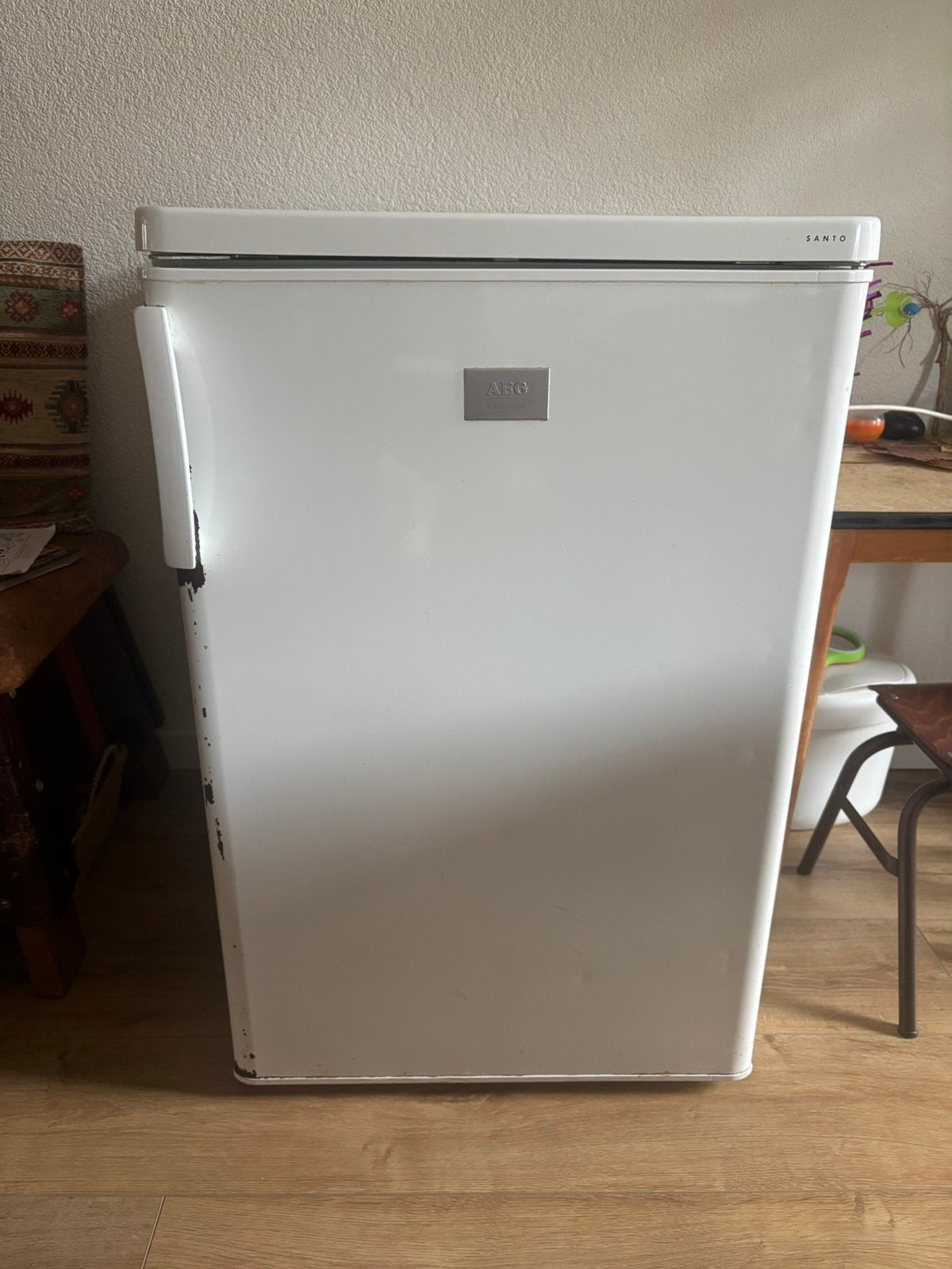 AEG koelkast met vriesvak - gratis af te halen, 85 tot 120 cm, Gebruikt, 75 tot 100 liter, Ophalen of Verzenden