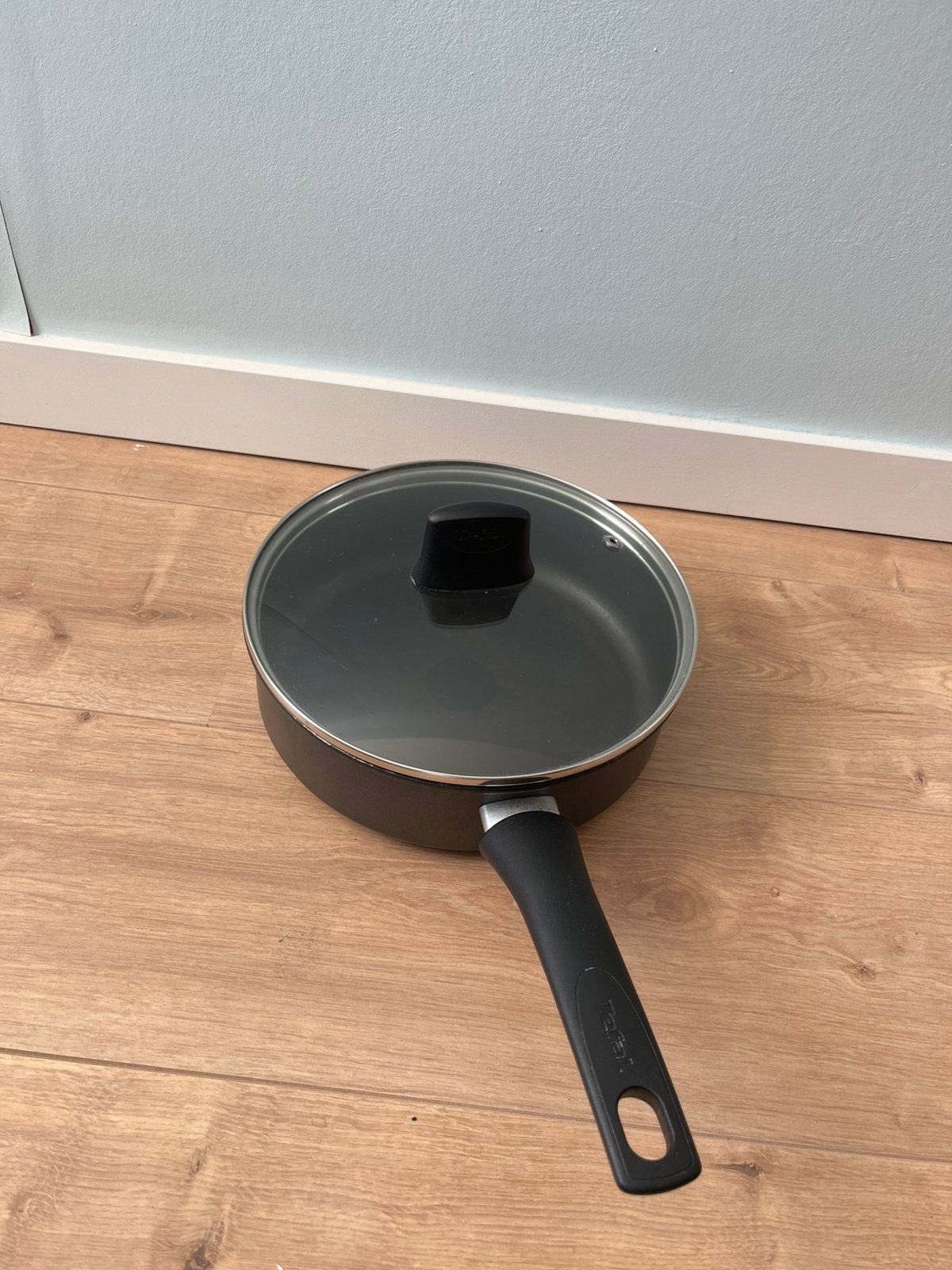 Tefal hapjespan met deksel, Ophalen, Gebruikt, Koekenpan of Braadpan, Inductieplaat