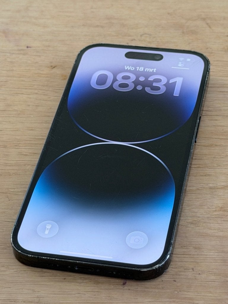 Nette iPhone 14 Pro Black 128GB, 97% batterijconditie!, Apple, ., Zwart, Ophalen of Verzenden