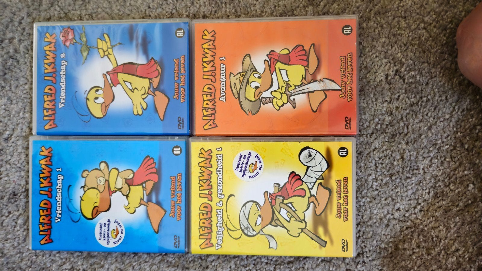 Alfred J. Kwak DVD's - Per stuk verkrijgbaar, Cd's en Dvd's, Dvd's | Kinderen en Jeugd, Zo goed als nieuw, Alle leeftijden, Ophalen of Verzenden