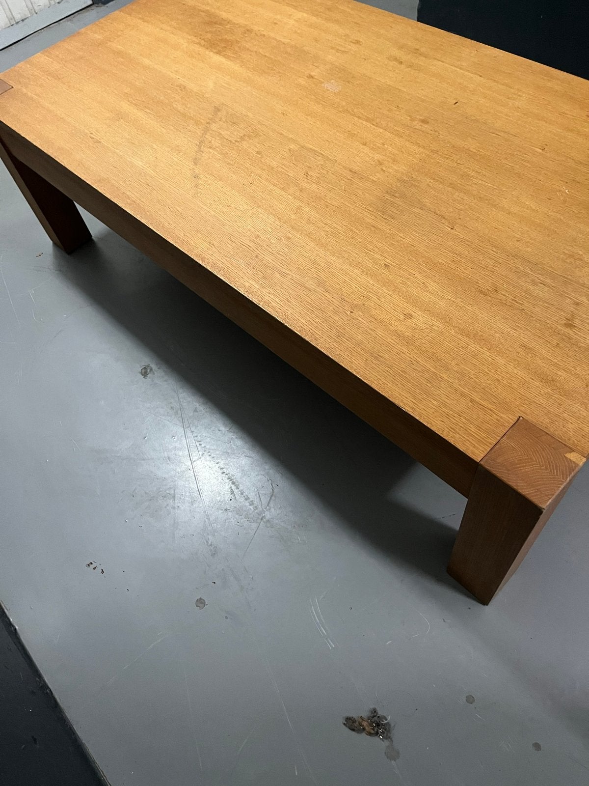 Houten salontafel - Gebruikt, maar in goede staat, Ophalen, Gebruikt, 100 tot 150 cm, 50 tot 100 cm