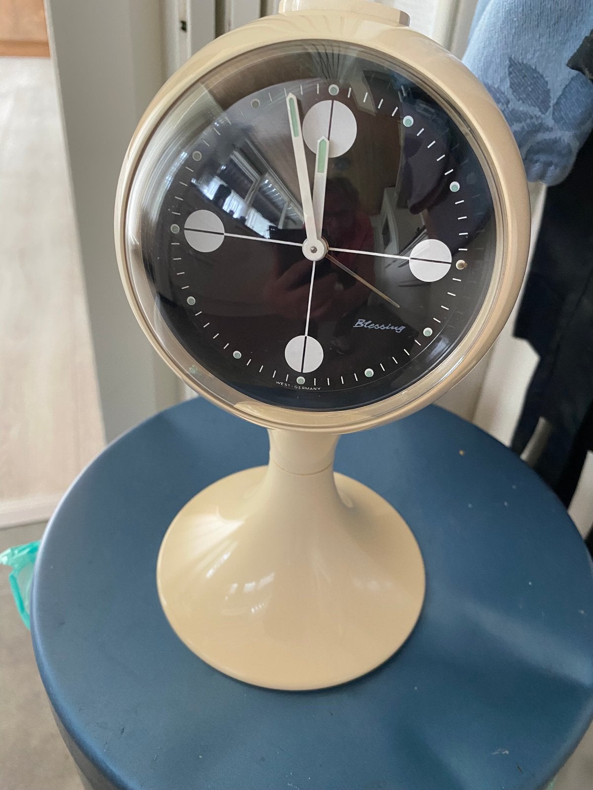 Vintage Blessing Space Age klok, Ophalen, Zo goed als nieuw, Wekker