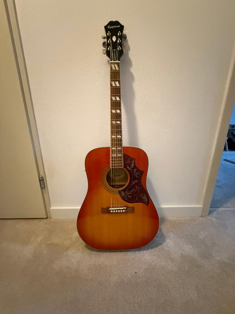 Hummingbird Epiphone PRO gitaar, Muziek en Instrumenten, Snaarinstrumenten | Gitaren | Akoestisch, Nieuw, Ophalen of Verzenden