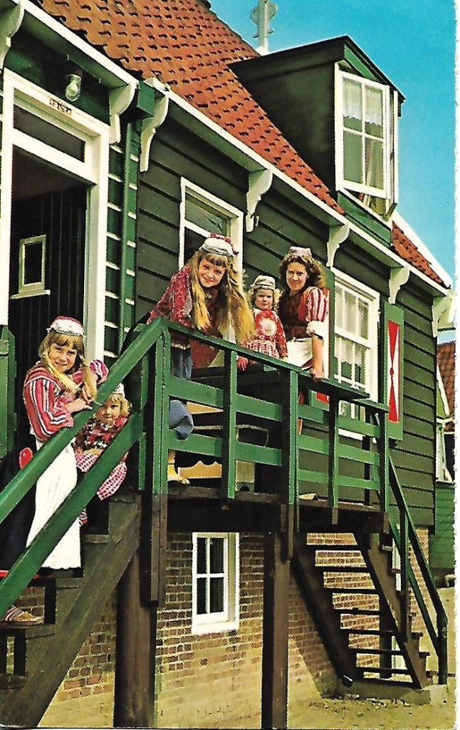 Marken- -Op de trap., Verzenden, 1960 tot 1980, Gelopen, Noord-Holland