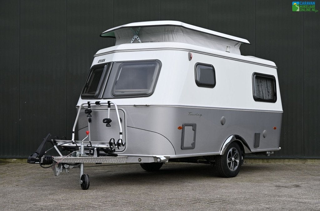 Eriba Touring Triton 420 Mover Voortent Fietsdrager Autark, Caravans en Kamperen, Caravans, Standaardzit, Kachel, Tot en met 2